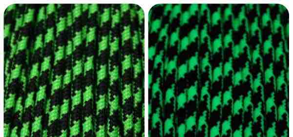 (image for) ZombieGreenBlacklightParacord